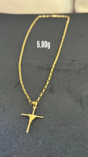 Vendo cordão em ouro 18k 65 centímetros 