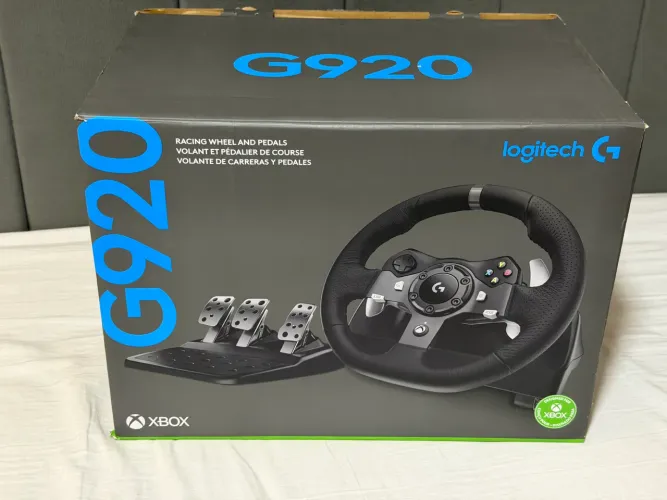Volante logitech g920 + cockpit completo 