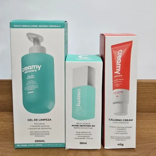 Kit Antiacne CREAMY - Produtos NOVOS E ORIGINAIS