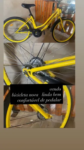 vendo bicicleta nova 
