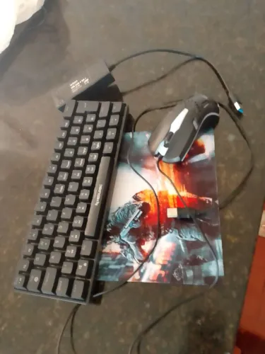 Kit mobilador com teclado mecânico 