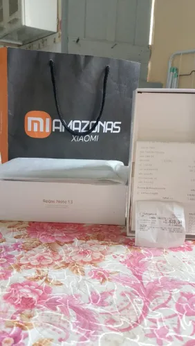REDMI NOTE 13 NA CAIXA COM NOTA FISCAL