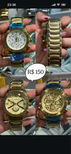 Relógios masculinos Bvlgari, Rolex e Hublot