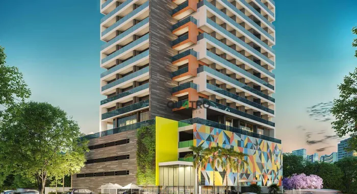 Studio com 1 dormitório à venda, 38 m² por R$ 329.900,00 - Cocó - Fortaleza/CE