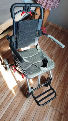 Cadeira de Transporte Transferência Dobrável Compactada
