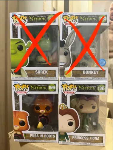 KIT 2 FUNKO POP SHREK