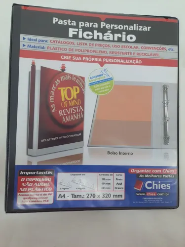 Pasta para fichario