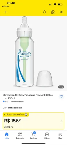 Kit de mamadeiras dr browns  