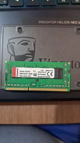 Memória Kingston Ddr3l 8gb 1600 Mhz Cor Verde