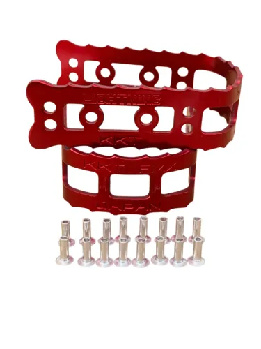 gaiola aluminio pedal kkt caloi cross extra light