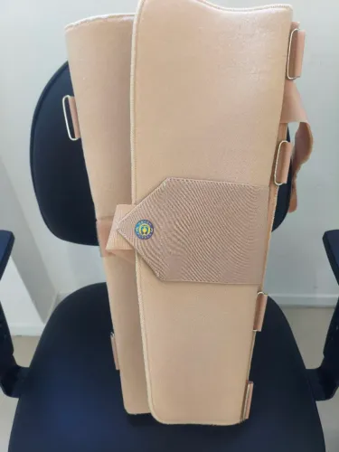 Imobilizador de joelho fixo Brace Ortho Pauher<br><br>Imobilizador de joelho fixo Brace Pauher