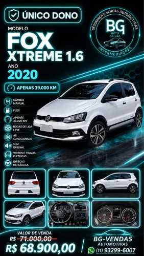 Volkswagen Fox Xtreme 1.6 Flex 8V 5P 2020