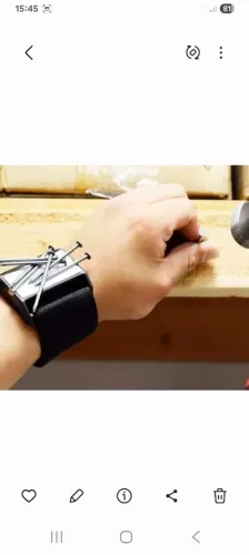 Pulseira magnética mtx para pregos. 