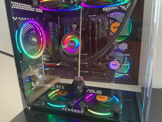 PC Gamer RTX 4060 ti Ryzen 7 5700x 32gb ram Monitor Aoc 165hz