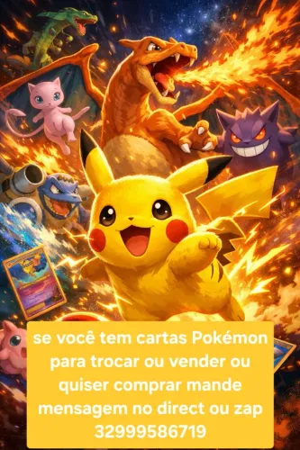 venda compra e troca de carta pokemon tcg em juiz de fora