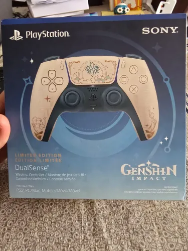 Controle PS5 Genshin Impact (Edição Limitada) 
