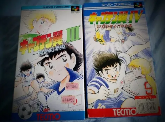 Jogo  combo Captain Tsubasa 3 e 4 Super Famicon 