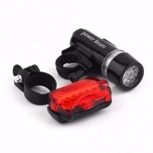 Kit Lanterna + Luz Traseira com Flash para Bicicleta & Bike