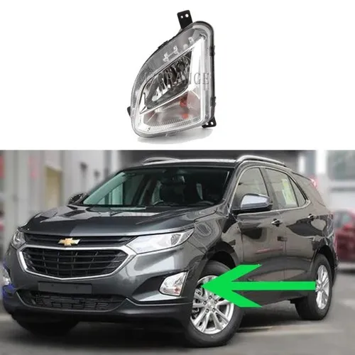 Farol de Milha Esquerdo Chevrolet Equinox 2017 2018 2019 2020 com Lâmpadas