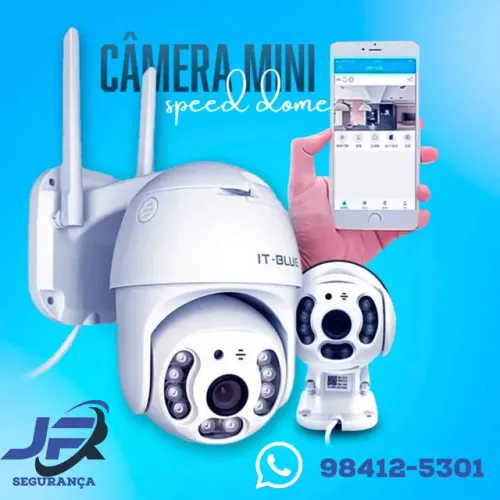 Câmera Segurança Wifi Full Hd 1080p It Blue