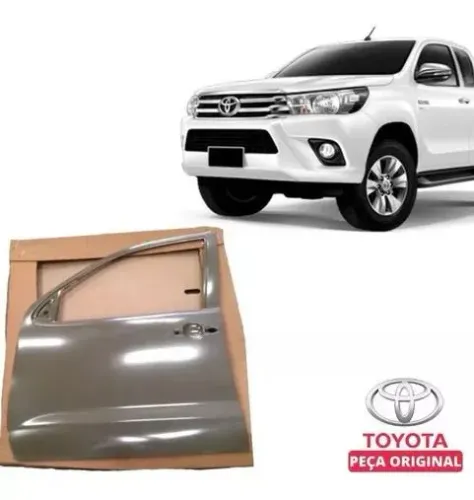 Folha de Porta dianteiro esquerdo Toyota Hilux SW4 2005 a 2014 Original