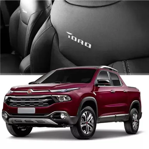 CAPA BANCO CURVIN COURO FIAT TORO PRETA - GTR