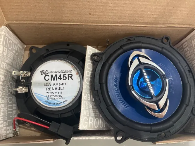 Par de alto Falante Sandero 4,5¨ 2016/2022 Original Renault 