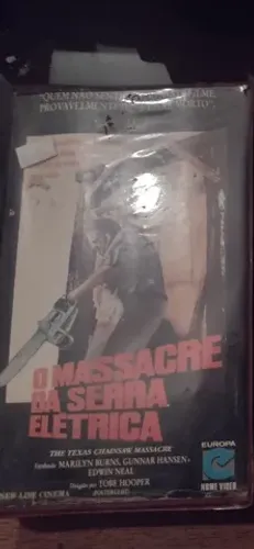 VHS O Massacre da Serra Elétrica Raridade