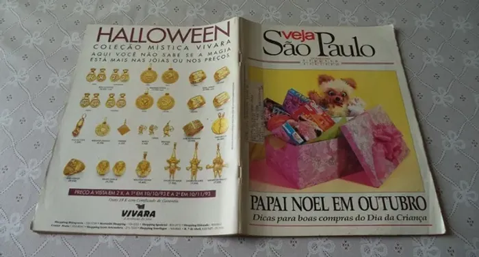 Revista Veja São Paulo 6 Outubro 1993. Papai Noel Em Outubro. Para Colecionadores.
