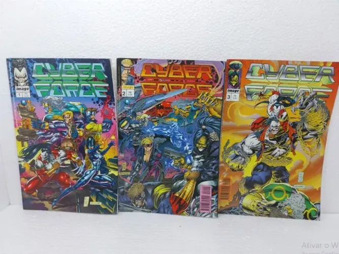 Gibi HQ Cyber Force 1 Ao 14 - Globo / Image (1996/1997)