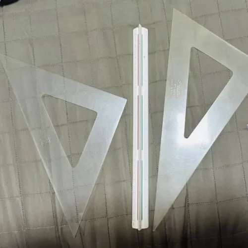 Par de Esquadros com Escalimetro