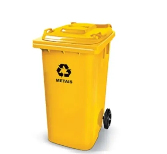 Lixeira contentor  120lts c/ 2 rodas PROMOÇÃO confira 