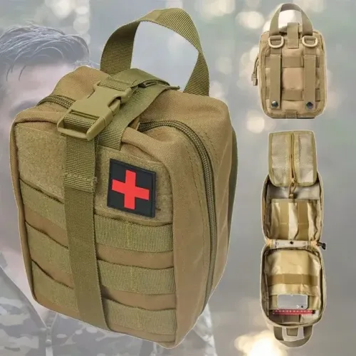 Molle tático (Kit de sobrevivência, Kit Médico, Kit de emergência)