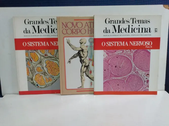 Livro - Grandes Temas da Medicina - O Sistema Nervoso - Atlas do Corpo Humano 