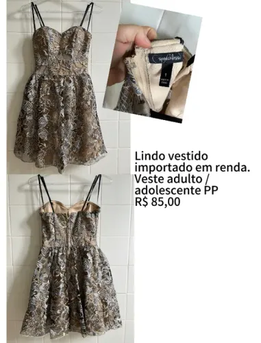 Vestido Festa, casamento, madrinha RENDA Importado EUA