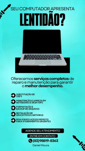 Manutenção Microcomputadores e Notebooks