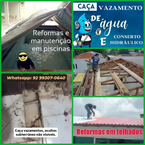 Encanador hidráulico, construção civil e caça vazamentos com Geofone 