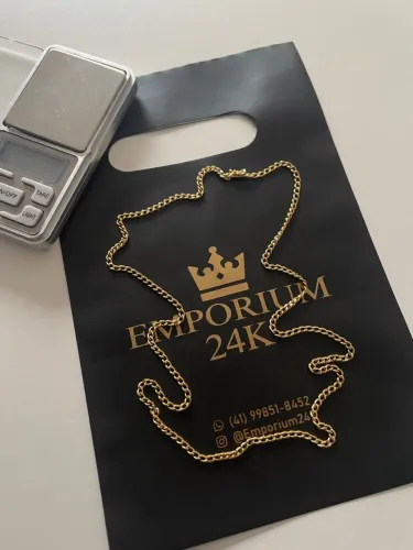 Corrente grumet de ouro 18k | Garantia vitalícia - Envio rápido!