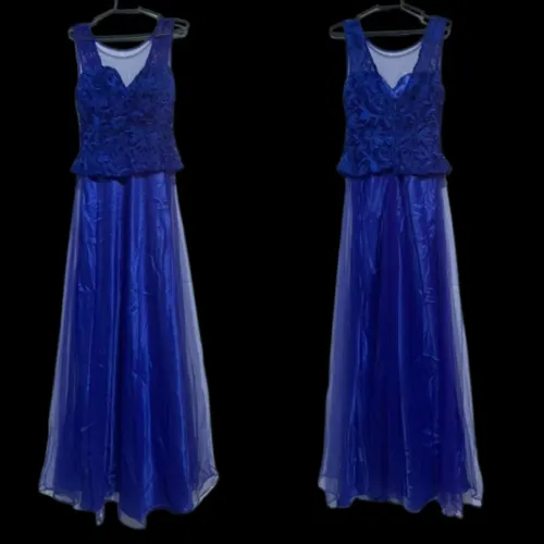 Vestido de Madrinha Azul Royal