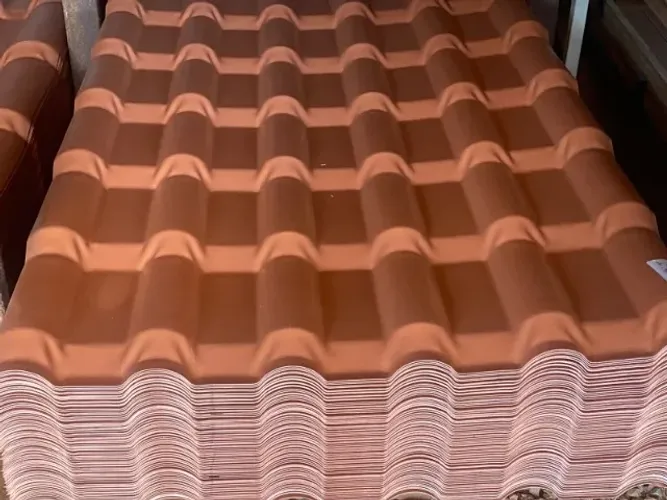 telha pvc cor cerâmica 2,42x88  69,90 a vista  