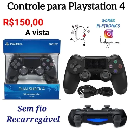 Controle Ps4 Dualshock 4 para Playstation 4 - Novo na caixa R$150,00