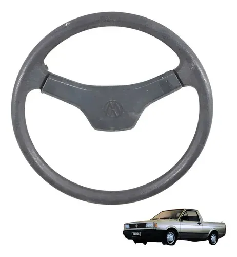 Volante Direção Volkswagen Saveiro G1 1988 Preto