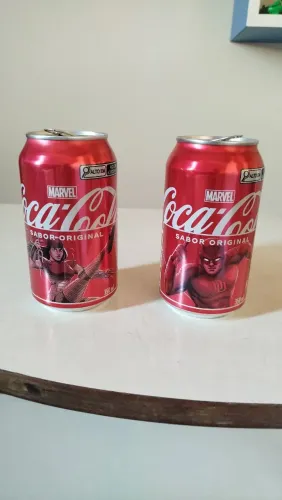 Latas Coca-Cola Marvel - Vazias