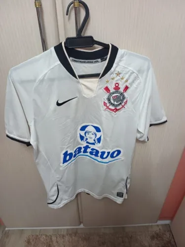 camisa oficial Corinthians-modelo 2009- tamanho P- Nike- Batavo