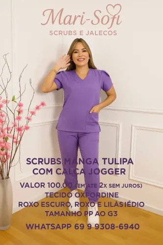 Scrubs manga tulipa 