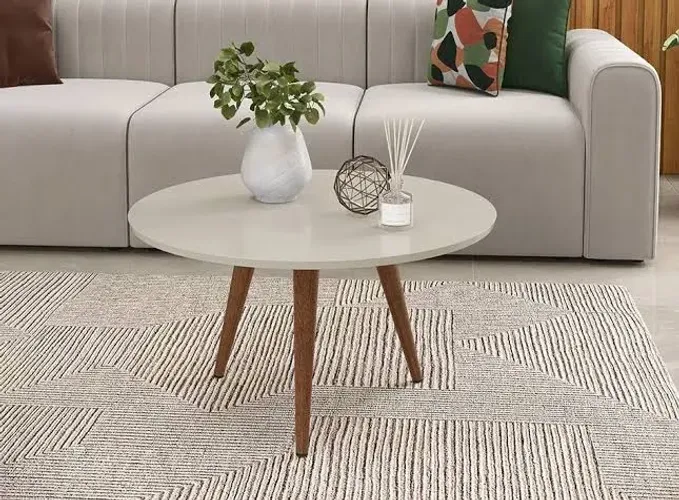 Mesa de centro Slim off white - ENTREGA HOJE !!! 