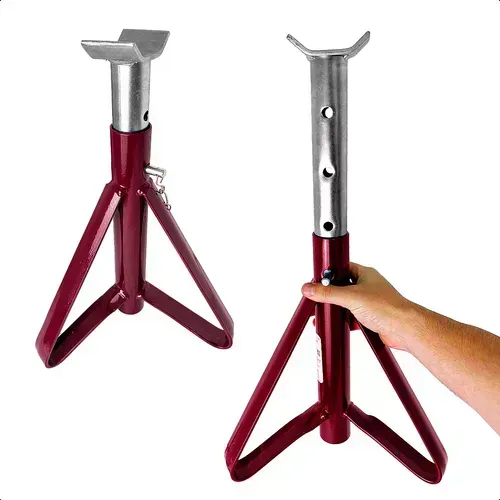 CAVALETE 2TON C/AJUSTE MANUAL ALTURA (300 A 500 MM)-Raven