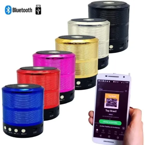 caixinha de som portatil bluetooth recarregavel