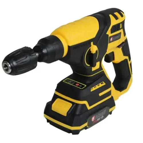 Martelete Rotativo A Bateria 25v Furadeira Nakasaki Profissional + Brocas e Maleta