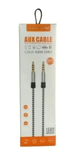 Cabo De Áudio Auxiliar 3.5mm P2 Para P2 C/ Revestimento Xt21